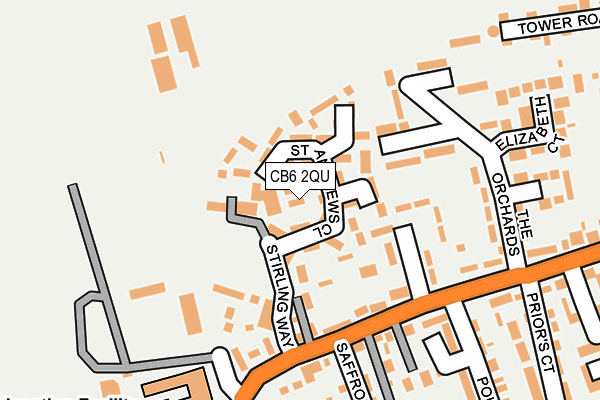 CB6 2QU map - OS OpenMap – Local (Ordnance Survey)