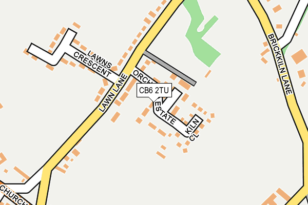 CB6 2TU map - OS OpenMap – Local (Ordnance Survey)