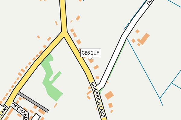 CB6 2UF map - OS OpenMap – Local (Ordnance Survey)