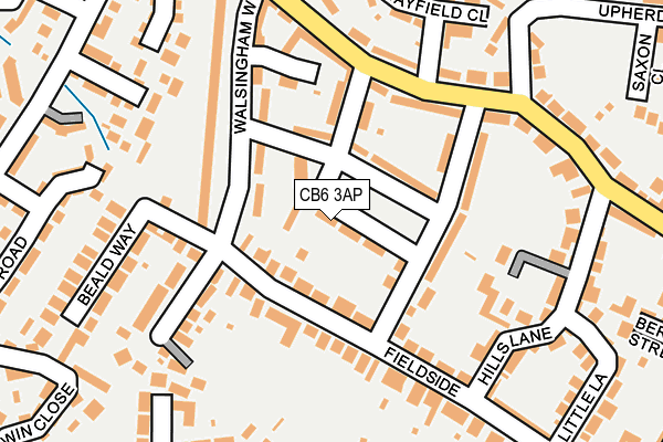 CB6 3AP map - OS OpenMap – Local (Ordnance Survey)