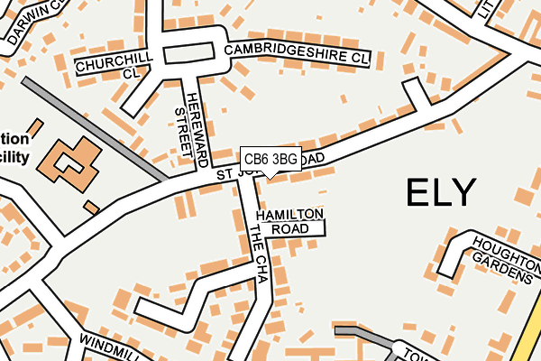 CB6 3BG map - OS OpenMap – Local (Ordnance Survey)