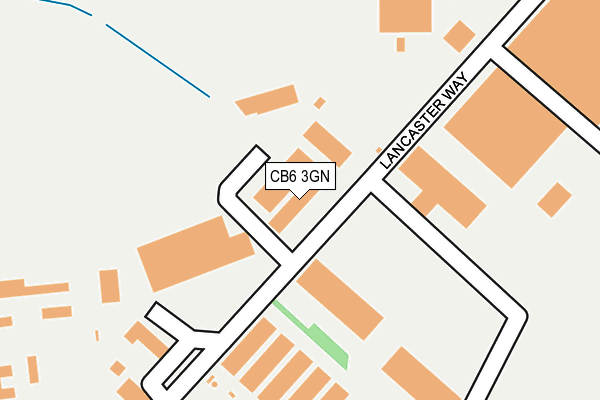 CB6 3GN map - OS OpenMap – Local (Ordnance Survey)