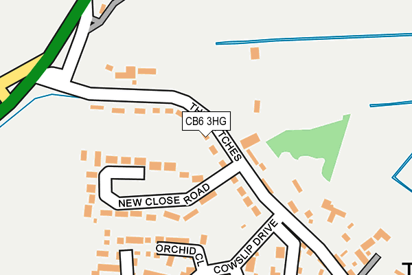 CB6 3HG map - OS OpenMap – Local (Ordnance Survey)