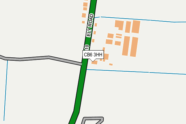 CB6 3HH map - OS OpenMap – Local (Ordnance Survey)