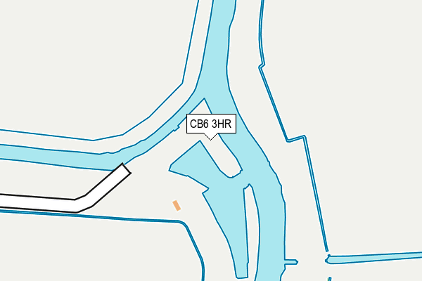 CB6 3HR map - OS OpenMap – Local (Ordnance Survey)