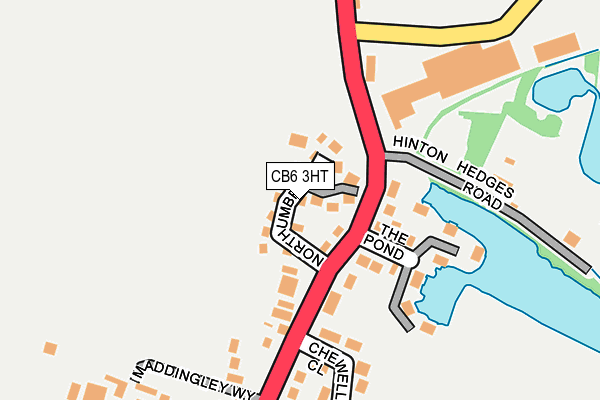 CB6 3HT map - OS OpenMap – Local (Ordnance Survey)