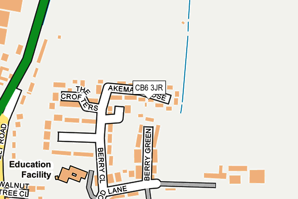 CB6 3JR map - OS OpenMap – Local (Ordnance Survey)