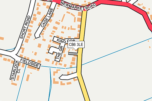 CB6 3LE map - OS OpenMap – Local (Ordnance Survey)