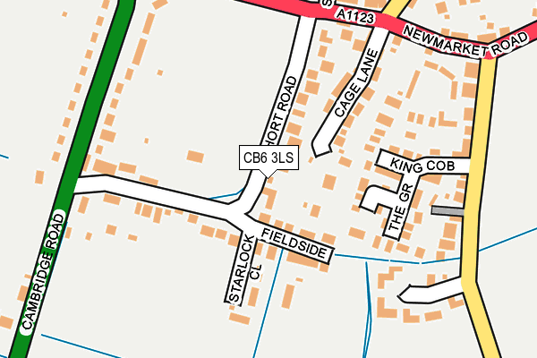 CB6 3LS map - OS OpenMap – Local (Ordnance Survey)