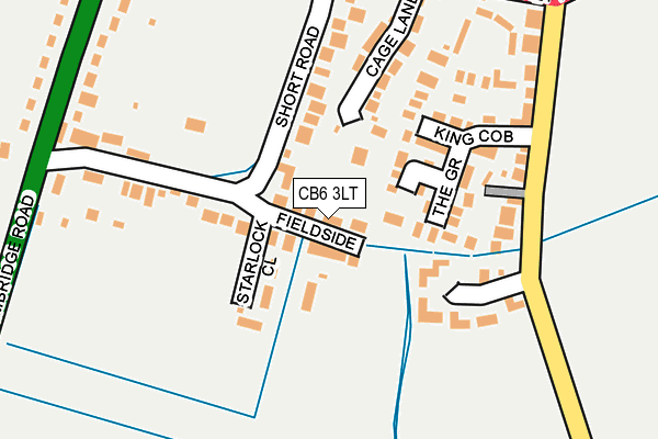 CB6 3LT map - OS OpenMap – Local (Ordnance Survey)