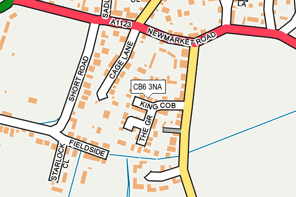 CB6 3NA map - OS OpenMap – Local (Ordnance Survey)