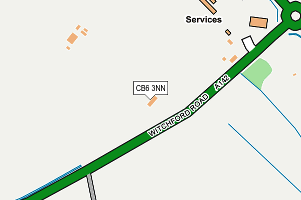 CB6 3NN map - OS OpenMap – Local (Ordnance Survey)