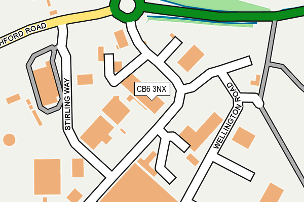 Map of CAMBRIDGE COMMODITIES LIMITED at local scale