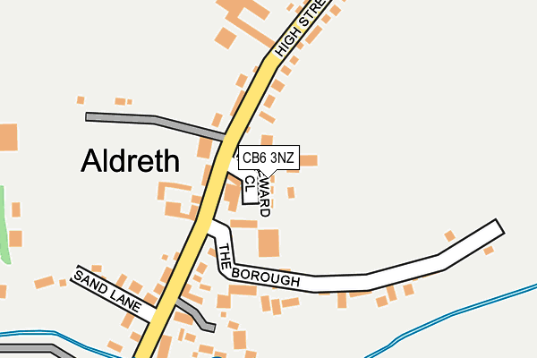 CB6 3NZ map - OS OpenMap – Local (Ordnance Survey)