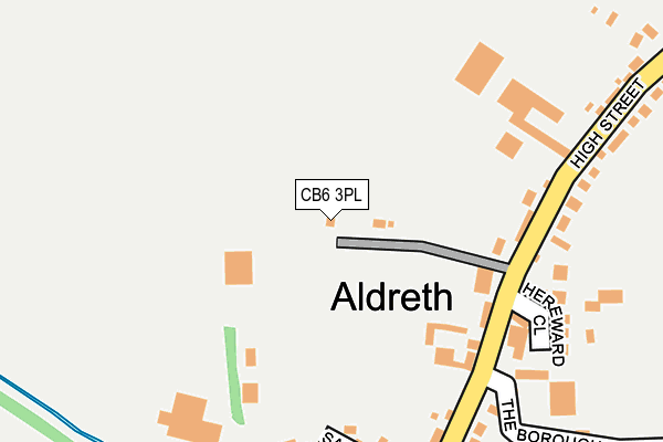 CB6 3PL map - OS OpenMap – Local (Ordnance Survey)