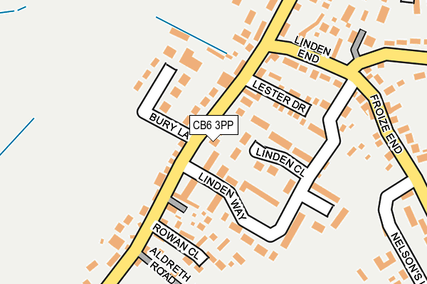 CB6 3PP map - OS OpenMap – Local (Ordnance Survey)