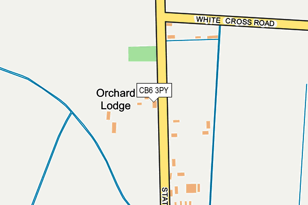 CB6 3PY map - OS OpenMap – Local (Ordnance Survey)