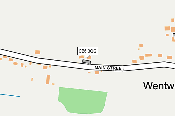 CB6 3QG map - OS OpenMap – Local (Ordnance Survey)