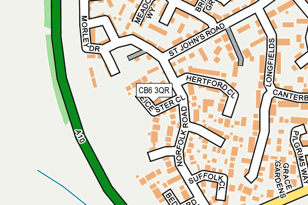 CB6 3QR map - OS OpenMap – Local (Ordnance Survey)