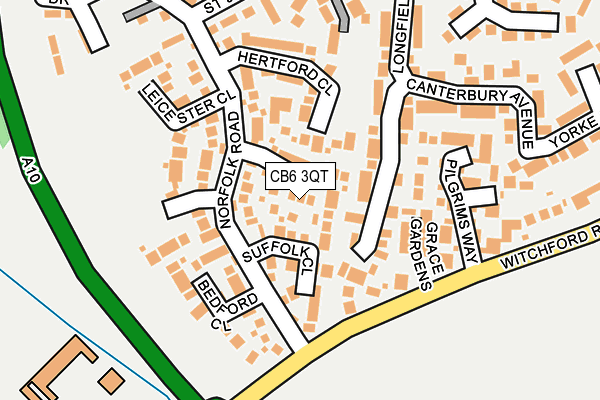 CB6 3QT map - OS OpenMap – Local (Ordnance Survey)