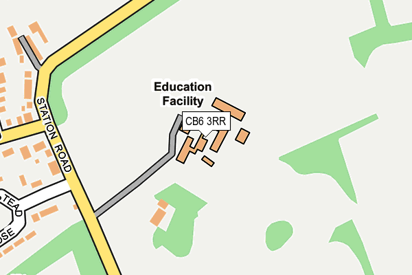 CB6 3RR map - OS OpenMap – Local (Ordnance Survey)