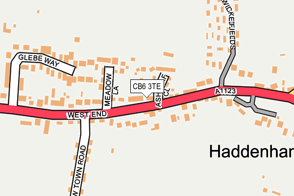 Map of HADDENHAM INVESTMENTS LIMITED at local scale