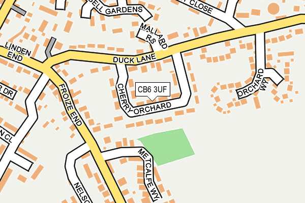 CB6 3UF map - OS OpenMap – Local (Ordnance Survey)