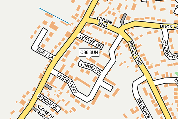 CB6 3UN map - OS OpenMap – Local (Ordnance Survey)
