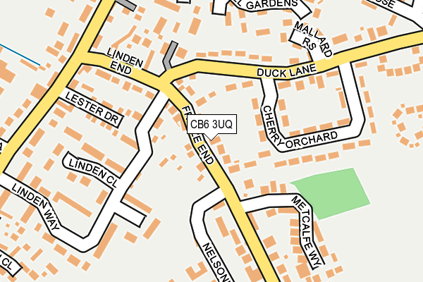 CB6 3UQ map - OS OpenMap – Local (Ordnance Survey)