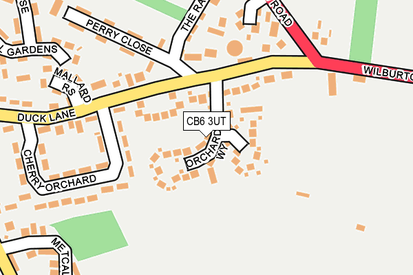 CB6 3UT map - OS OpenMap – Local (Ordnance Survey)