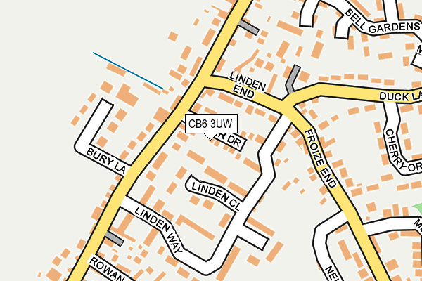CB6 3UW map - OS OpenMap – Local (Ordnance Survey)