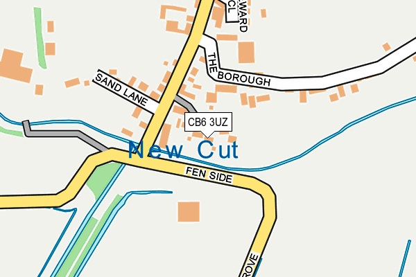 CB6 3UZ map - OS OpenMap – Local (Ordnance Survey)