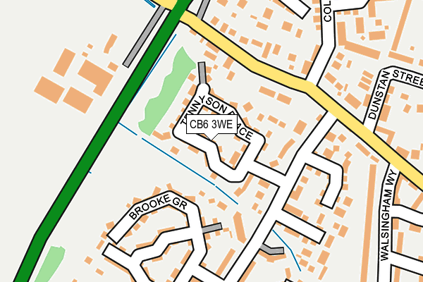 Map of CGA GYMNASTICS SATELLITES LTD at local scale