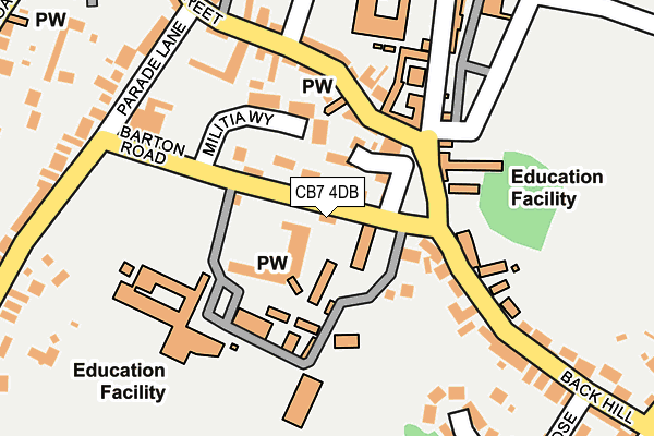 Map of KING'S SCHOOL ELY ENTERPRISES LIMITED at local scale