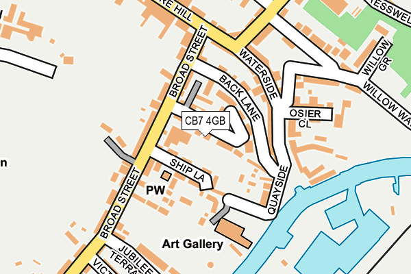 CB7 4GB map - OS OpenMap – Local (Ordnance Survey)