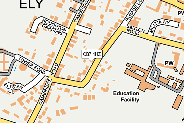 Map of DEVRAIL LIMITED at local scale