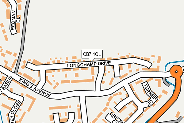 CB7 4QL map - OS OpenMap – Local (Ordnance Survey)