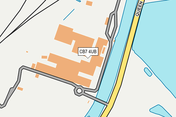 CB7 4UB map - OS OpenMap – Local (Ordnance Survey)