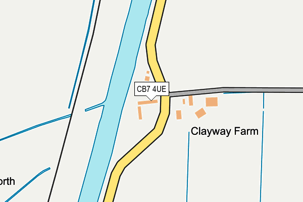 CB7 4UE map - OS OpenMap – Local (Ordnance Survey)