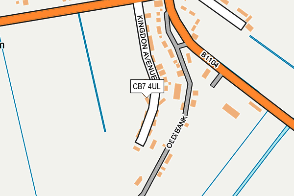 CB7 4UL map - OS OpenMap – Local (Ordnance Survey)