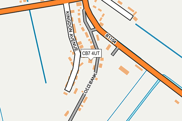 CB7 4UT map - OS OpenMap – Local (Ordnance Survey)
