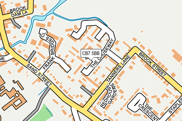 CB7 5BB map - OS OpenMap – Local (Ordnance Survey)