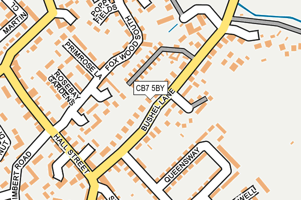 CB7 5BY map - OS OpenMap – Local (Ordnance Survey)