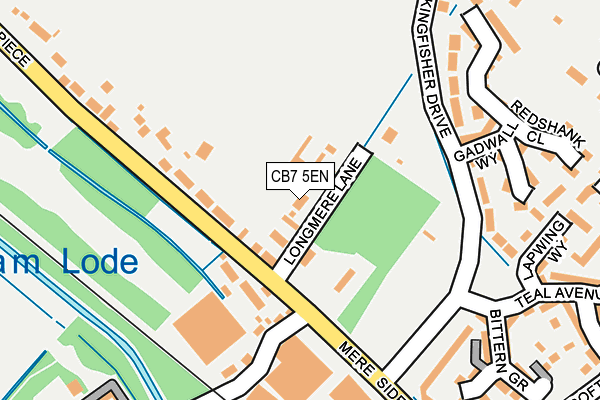 CB7 5EN map - OS OpenMap – Local (Ordnance Survey)