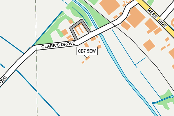 CB7 5EW map - OS OpenMap – Local (Ordnance Survey)