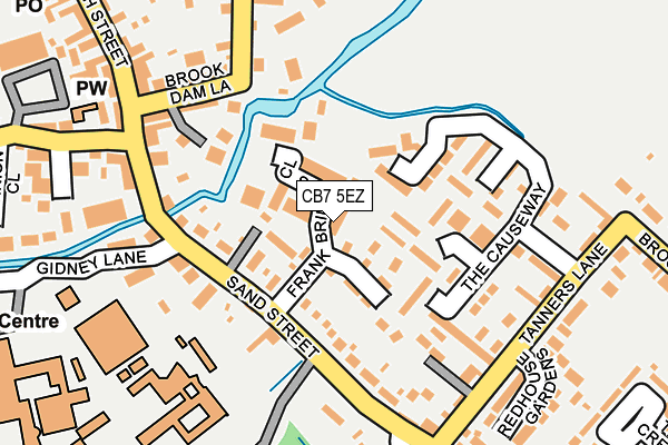 CB7 5EZ map - OS OpenMap – Local (Ordnance Survey)