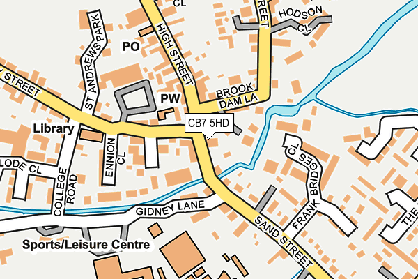 Map of 8 HIGH STREET MANAGEMENT LIMITED at local scale