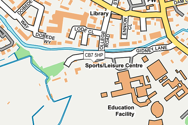 CB7 5HP map - OS OpenMap – Local (Ordnance Survey)