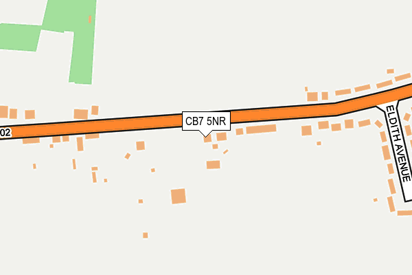 CB7 5NR map - OS OpenMap – Local (Ordnance Survey)