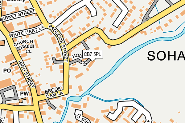 CB7 5PL map - OS OpenMap – Local (Ordnance Survey)